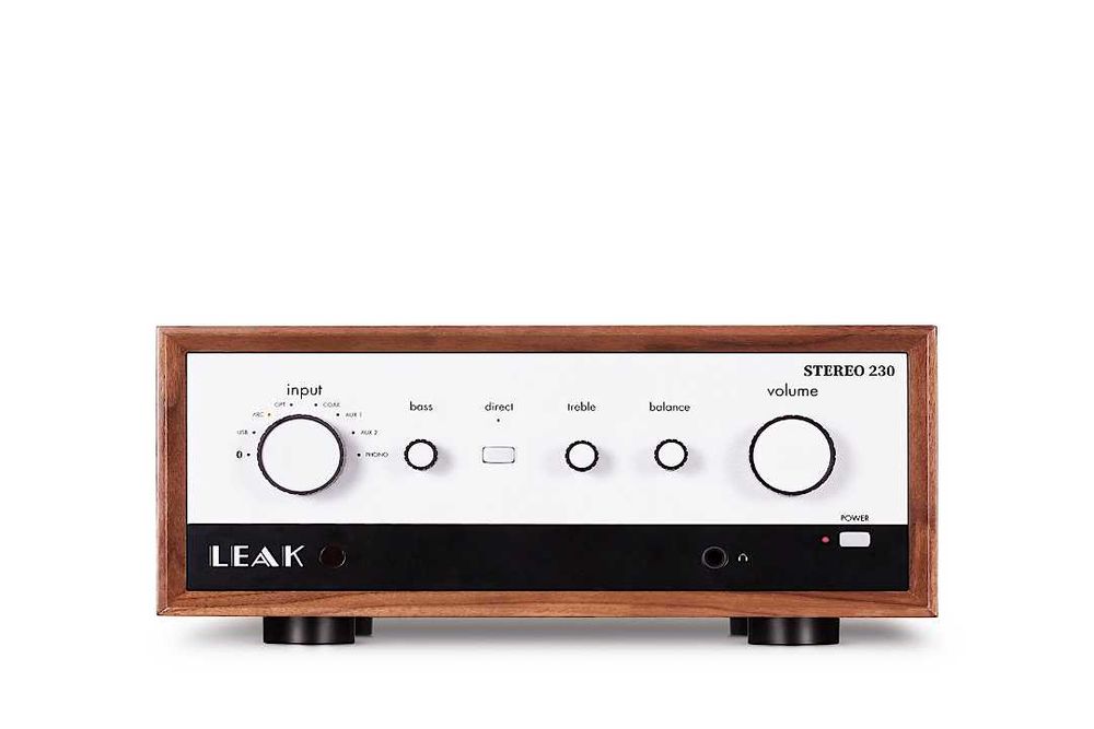 Leak Stereo 230 Wood wzmacniacz stereo 2x115W z DAC i Bluetooth