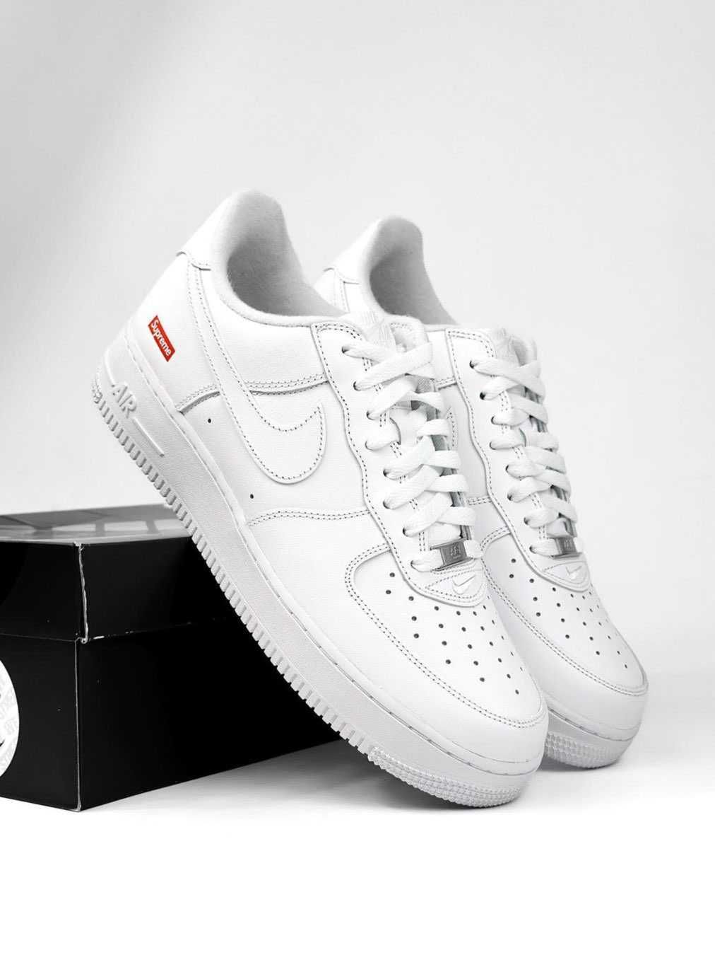 Buty trampki męskie NikeAirForceXsupremeCU9225Biały r.45
