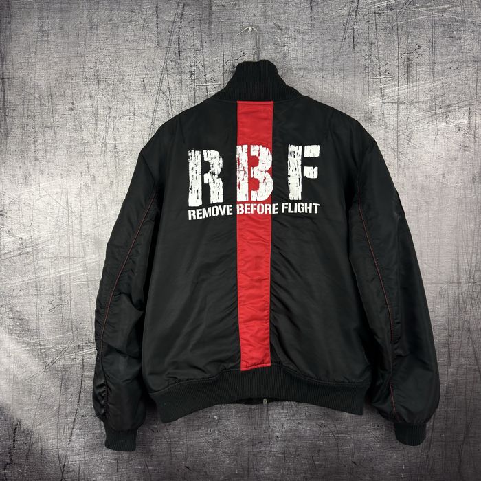 Бомбер куртка Alpha industries big logo