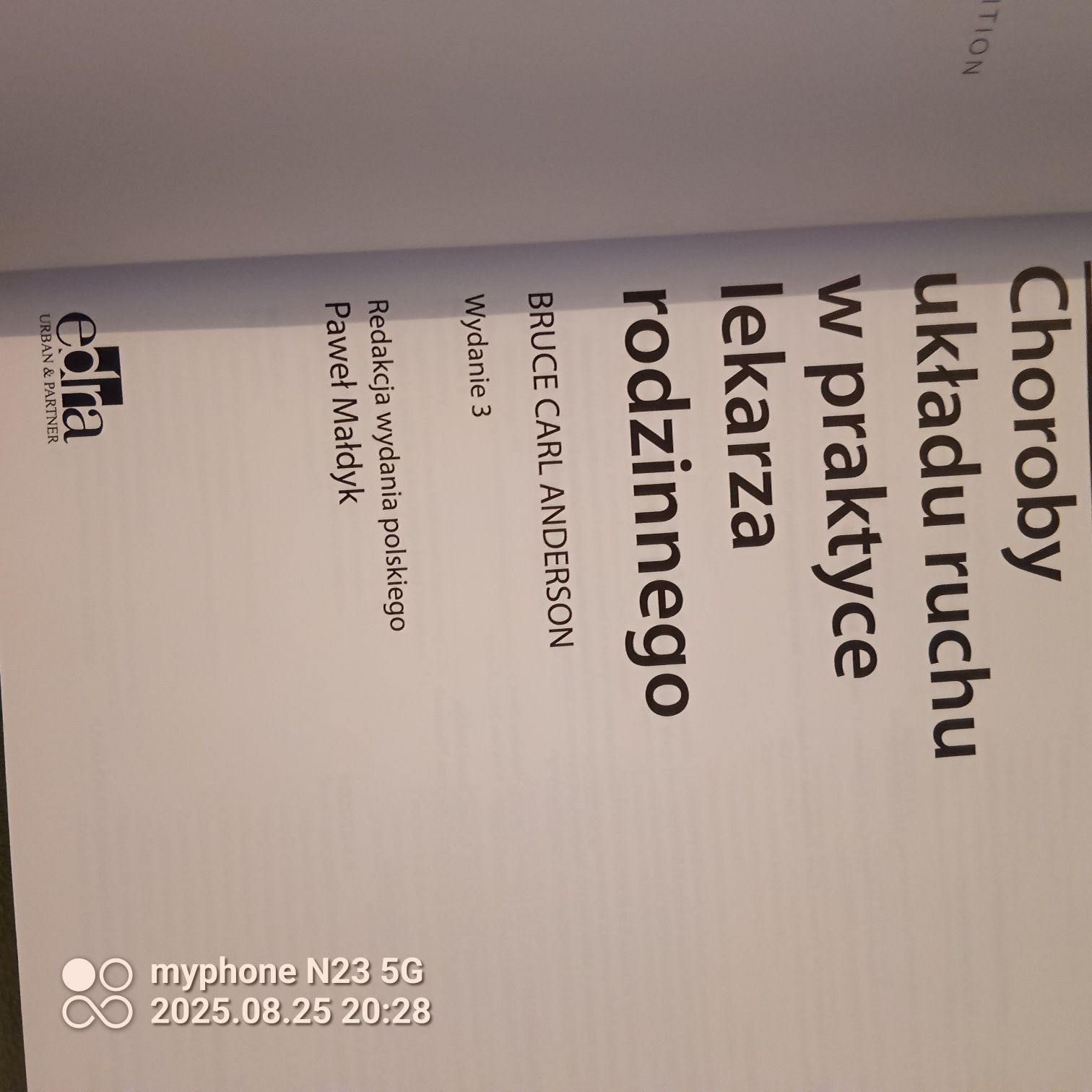Choroby układu ruchu w praktyce lekarza rodzinnego Anderson