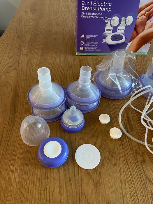 Podwójny laktator elektryczny na dwie piersi 2 w 1