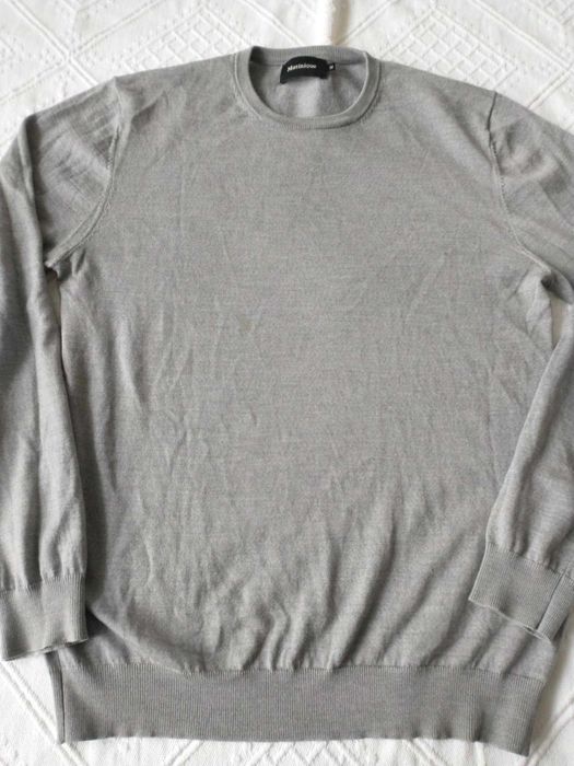 sweter markowy Matinique męski 100% wełna R.M