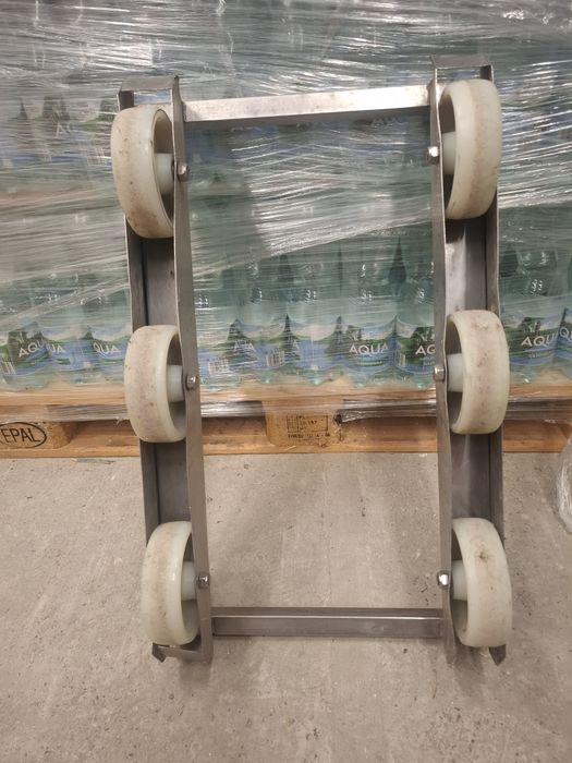 Wózek transportowy skrzynki wędlina