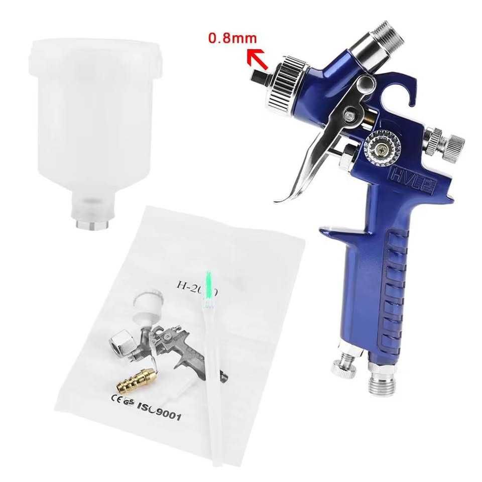 H-2000A profissional 0.8 mm bocal 125ml, para reparo de pintura, nova.