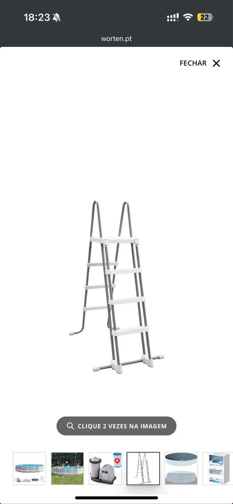 Piscina tubular redonda 457x107cm