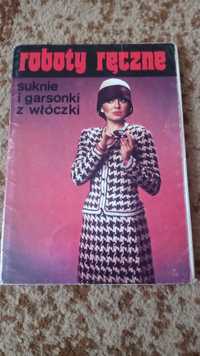 Roboty ręczne suknie i garsonki z włóczki