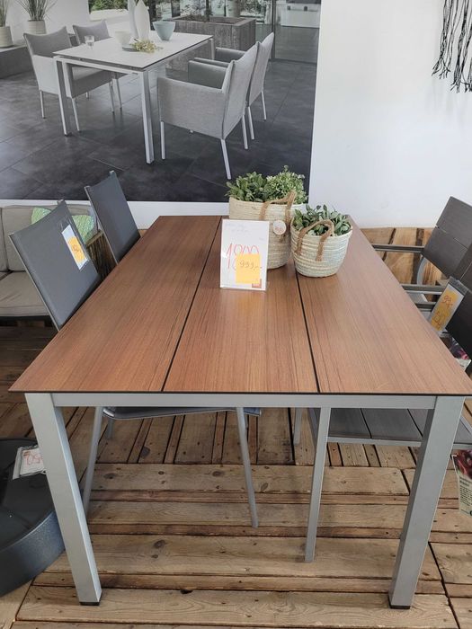 Stół Kettler Edge 160x95cm  alumonium, HPL