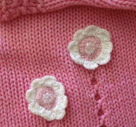 Camisola de linha rosa Benetton