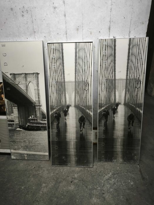 Conjunto de 3 quadros grandes