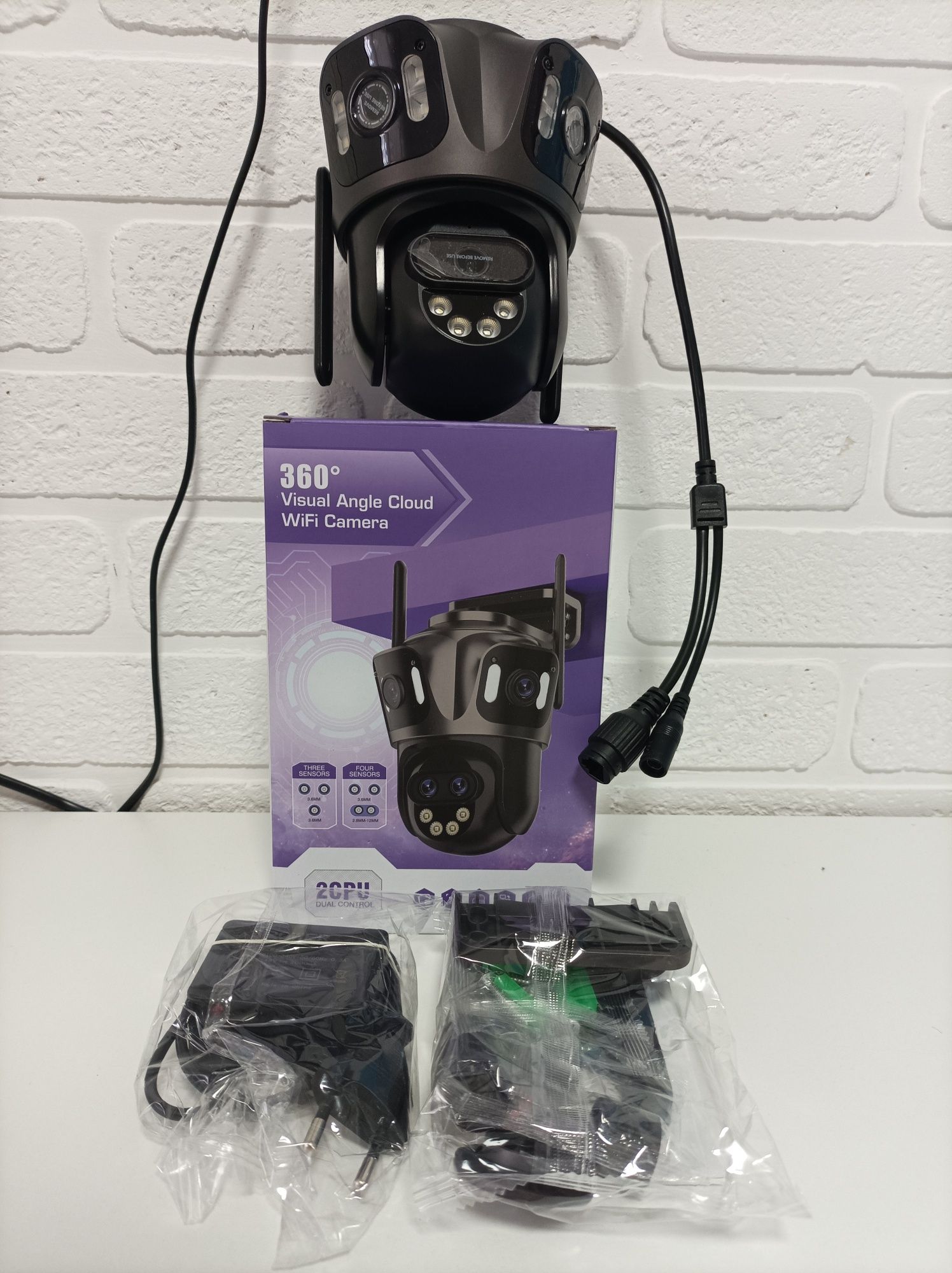 WiFi камера з великим радіусом зйомки XM88 12МП вулична камера ICSee