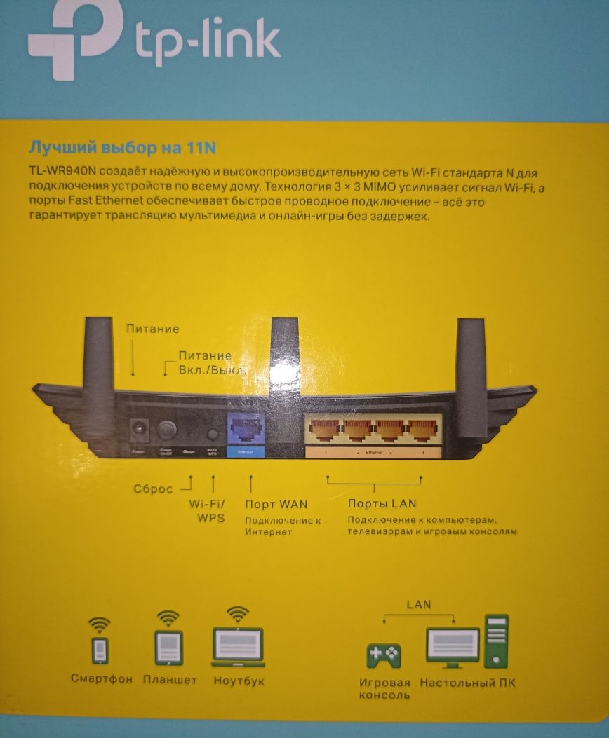 Wi-Fi роутер tp-link