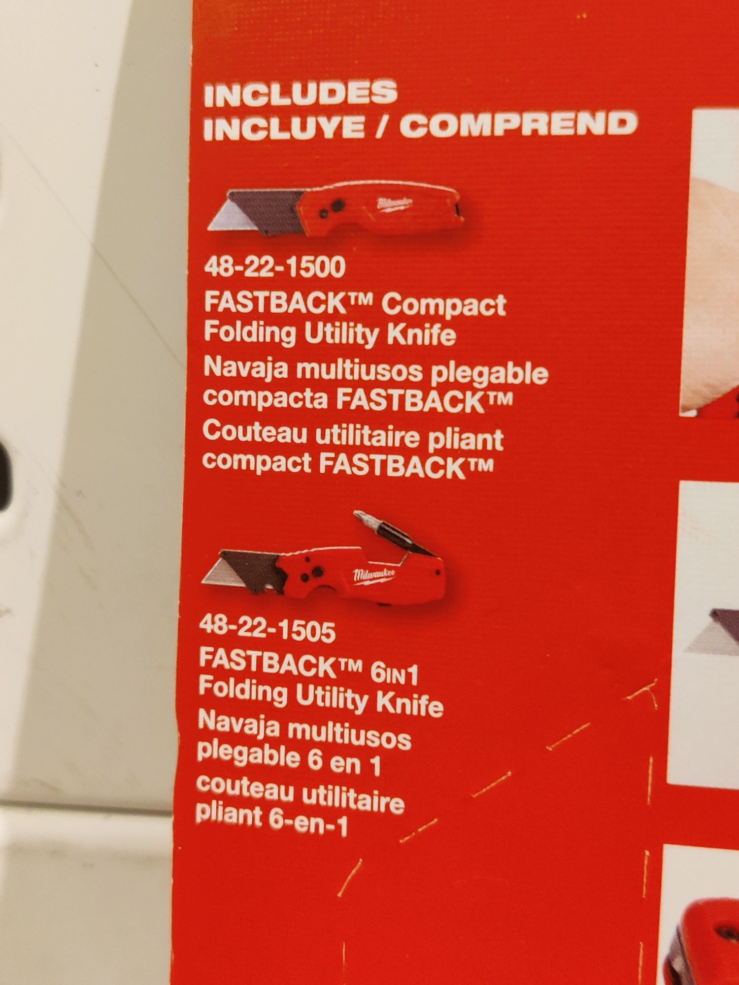 Milwaukee Fastback 48-22-1505Q набір ножів Оригінал США