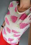 Cool Club bluzka t-shirt maliny S 158