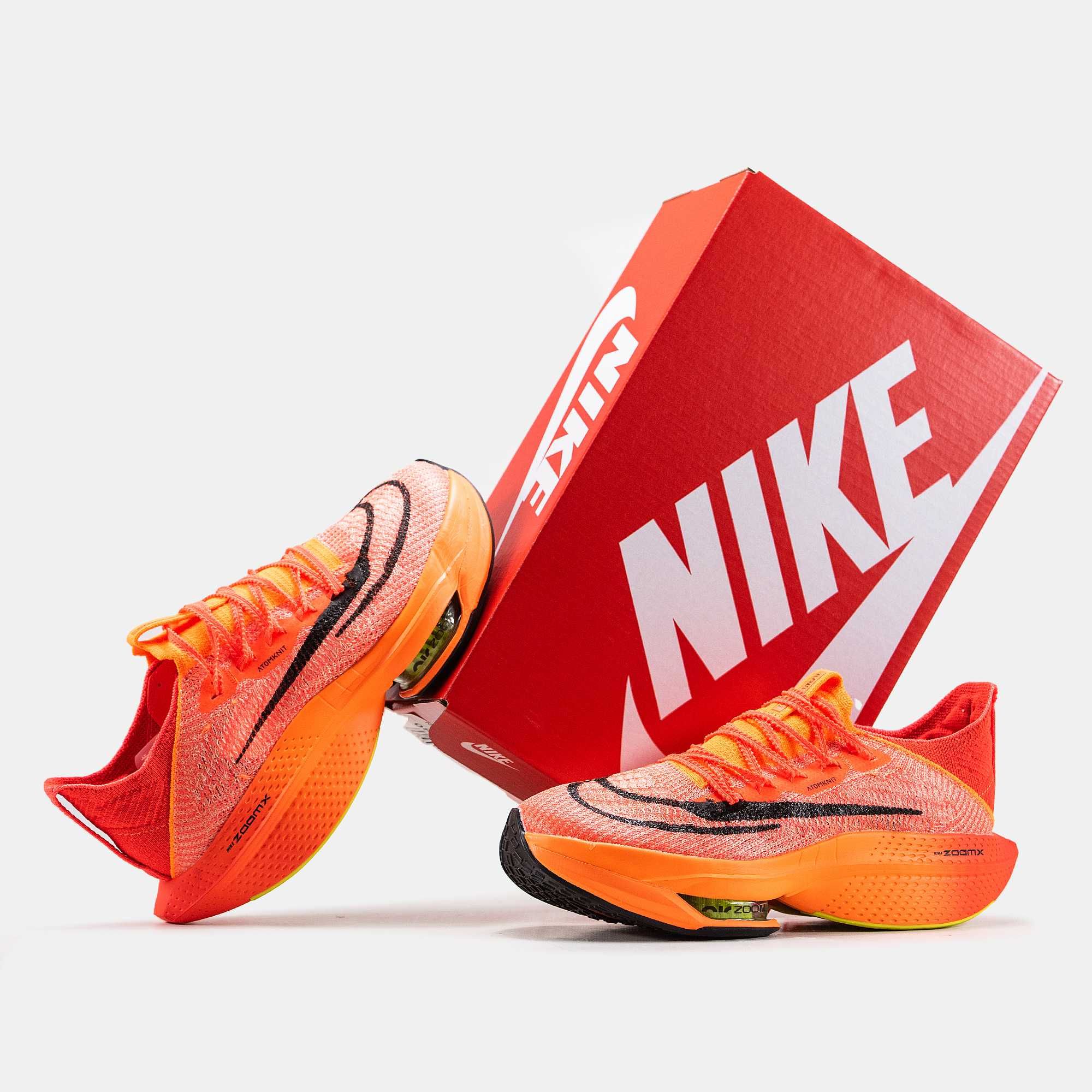 Женские кроссовки Nike Air Zoom Alphafly Orange Premium. 36-40