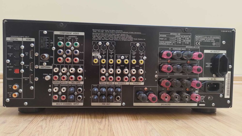 Ресивер 7.1  Sony STR-DA 1200 ES HDMI усилитель домашний кинотеатр
