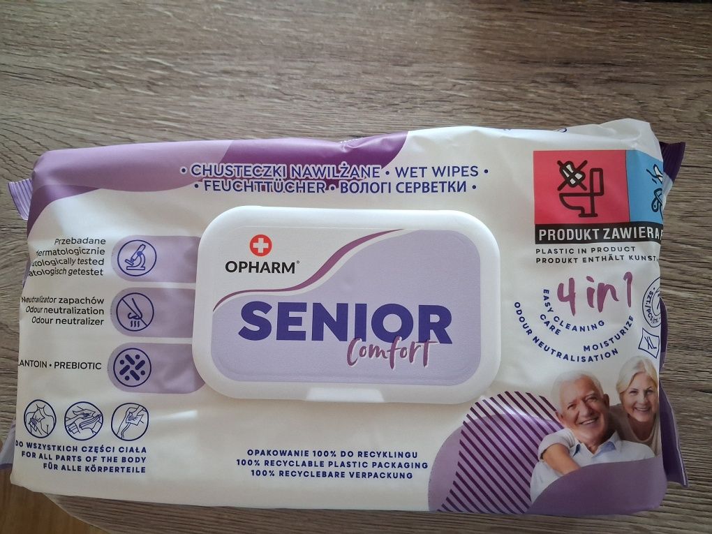 Senior Comfort 4w1 chusteczki nawilżane