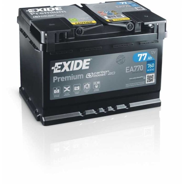 Akumulator Exide Premium EA770 77Ah 760A