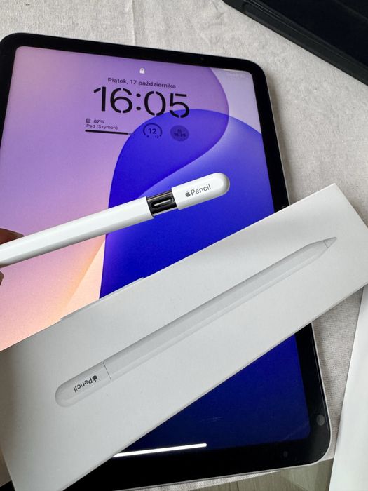 iPad 10. generacji 64 GB + Apple Pencil USB-C – zestaw jak nowy!