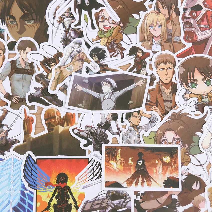 Naklejki Atak Tytanów Gra Bajka Anime Manga Serial 50 sztuk