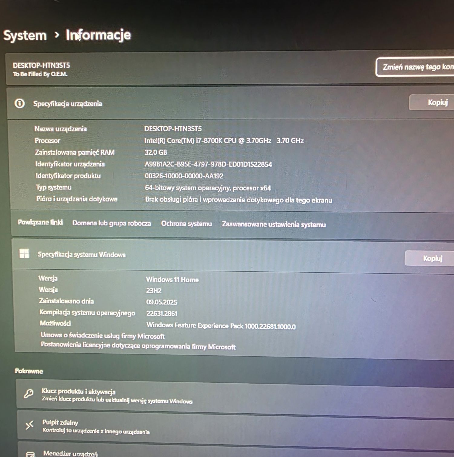 Zestaw,i7,RTX2060,144hz, SSD 512gb, ddr4 32gb