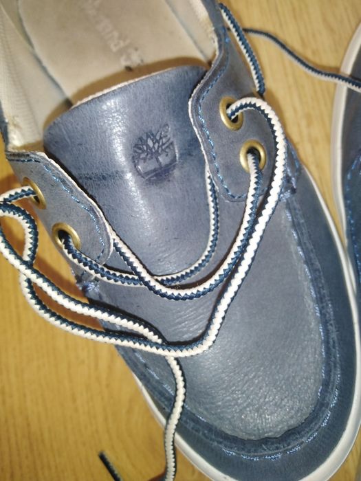 Buty 36 Timberland mokasyny niebieskie żeglarskie trampki