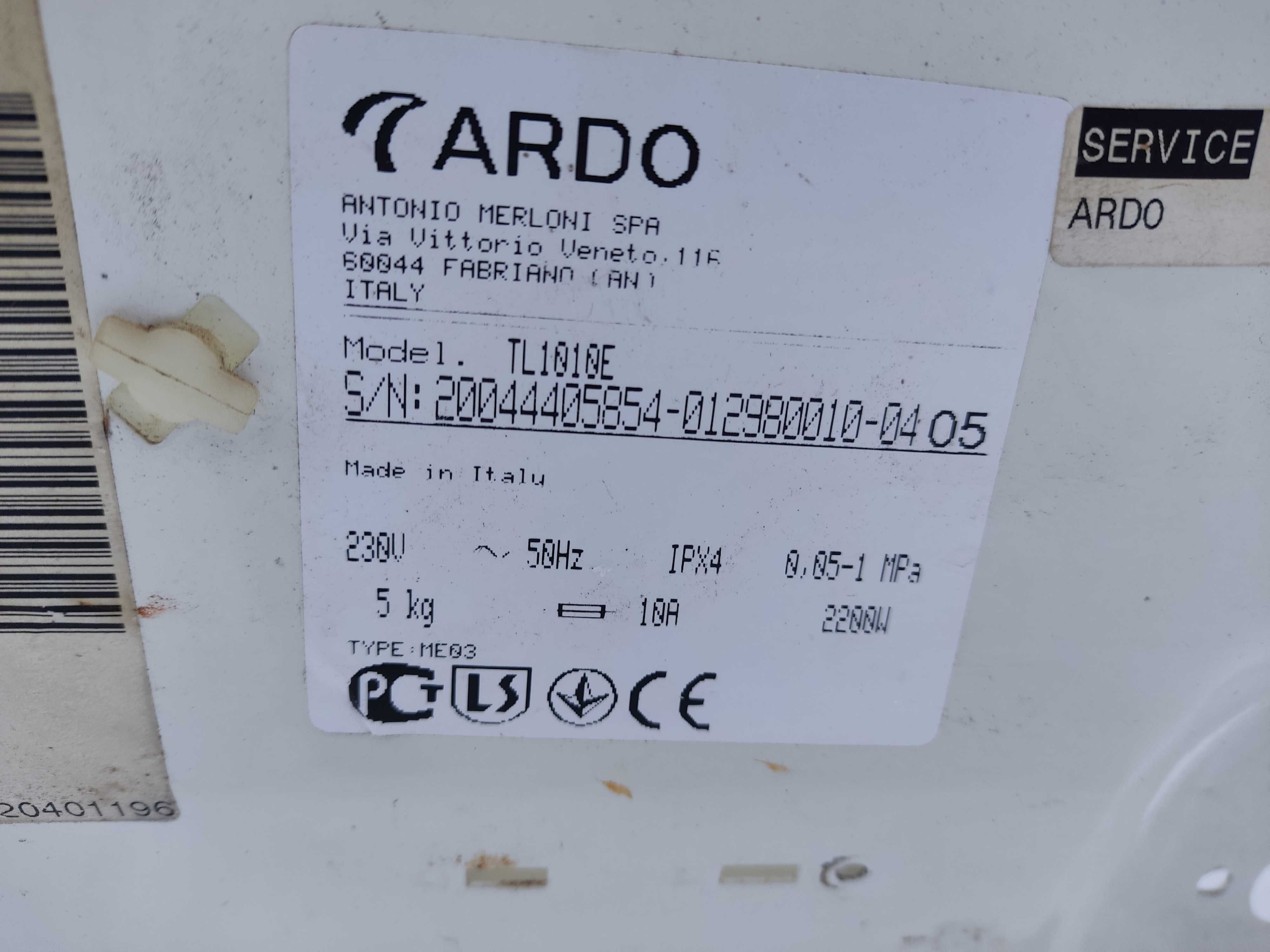 Корпус стиралки Ardo TL1010