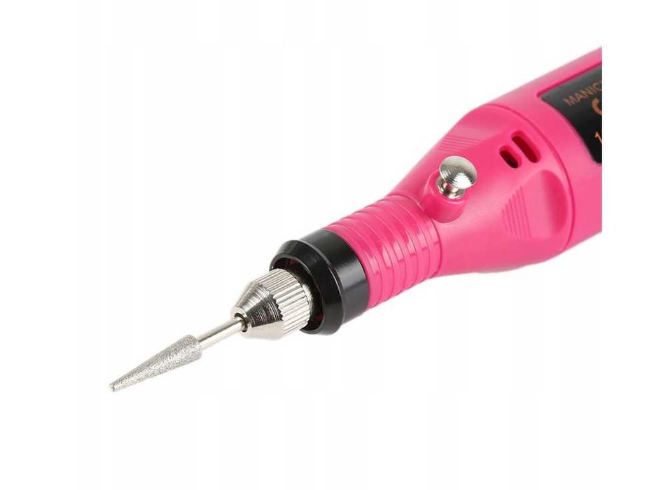 Frezarka do Paznokci Manicure i Pedicure + Frezy + Kapturki