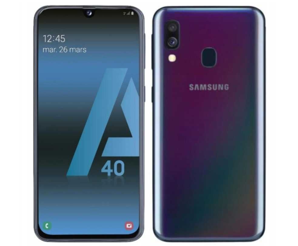 Nowoczesny Telefon Samsung Galaxy A40 A405 + Ładowarka | WYPRZEDAŻ