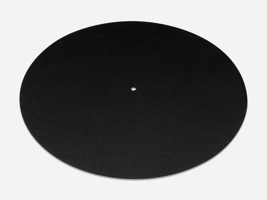Slipmat de feltro para Gira-discos - preto