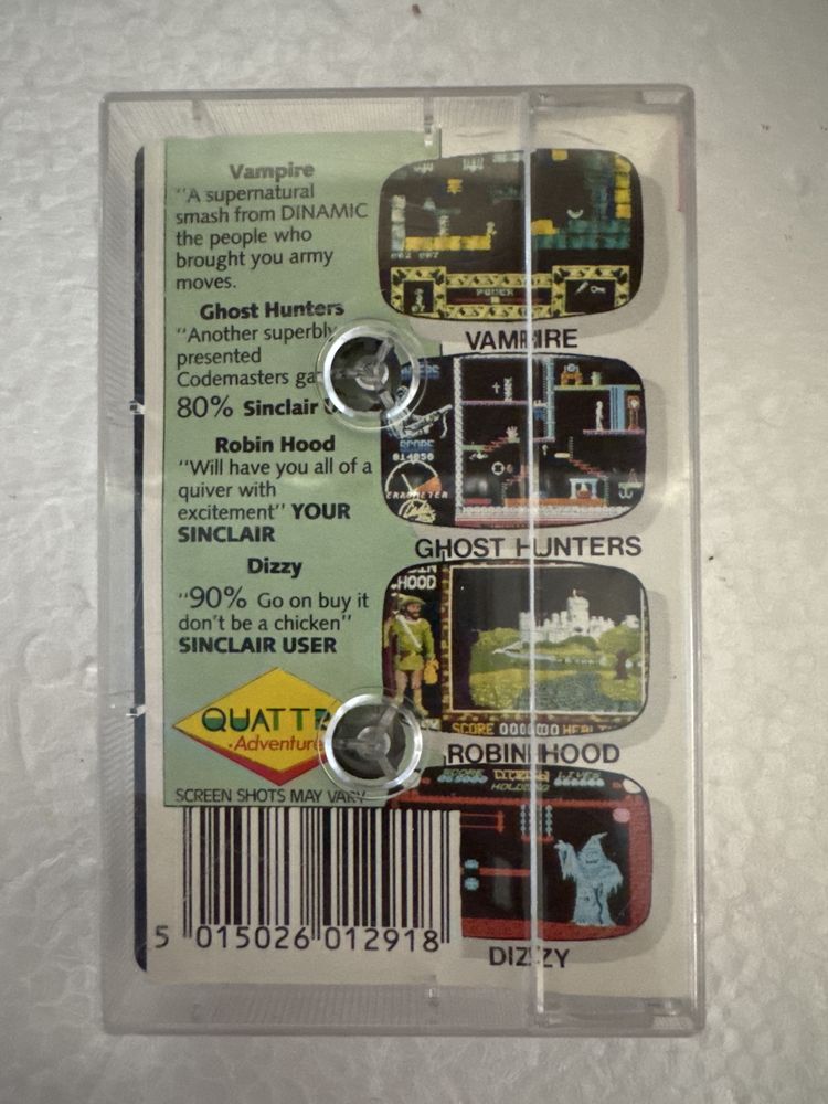 Quatro Adventure / Dizzy, Robin Hood, Vampire, Ghost Commodore 64 128