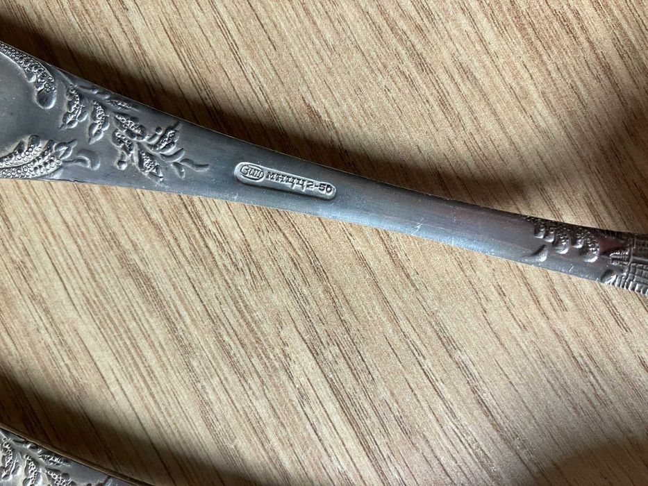 srebrne łyżki komplet 6 szt. srebro