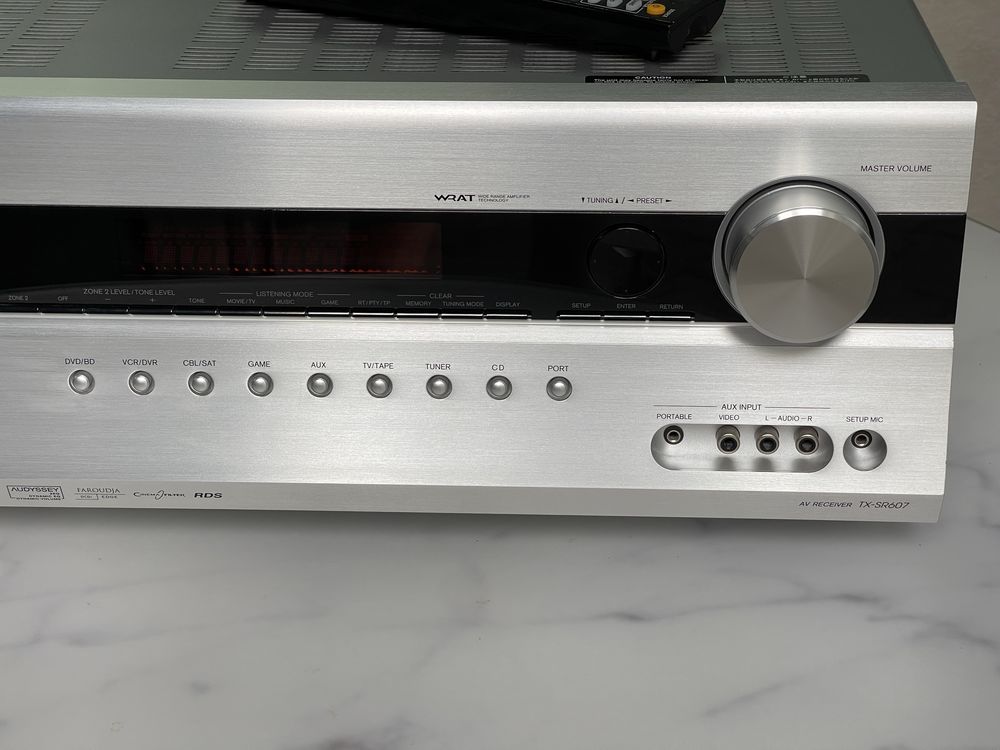 Amplituner ONKYO TX-SR607 pilot gwarancja fv wysylka