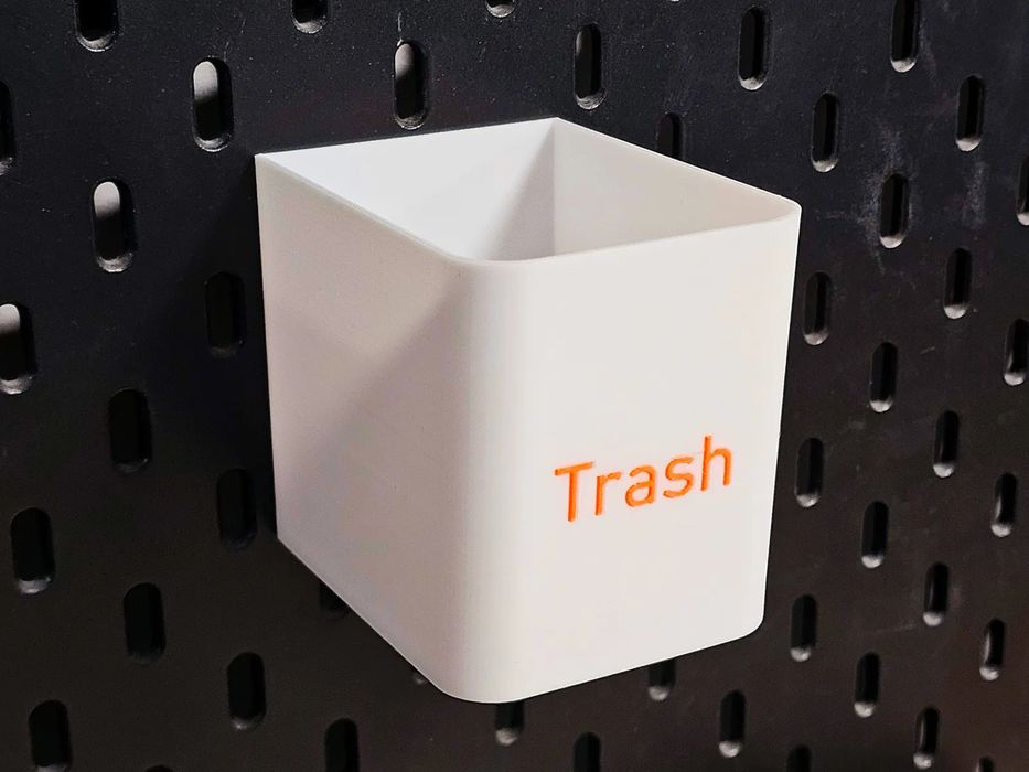 Caixote do Lixo para Painel IKEA Skadis