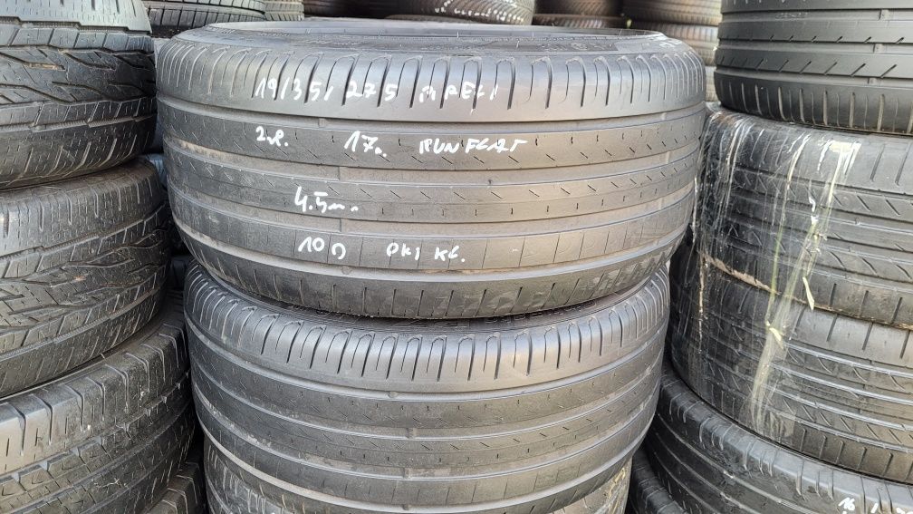 Dwie letnie 19/35/275 pirelli runflat