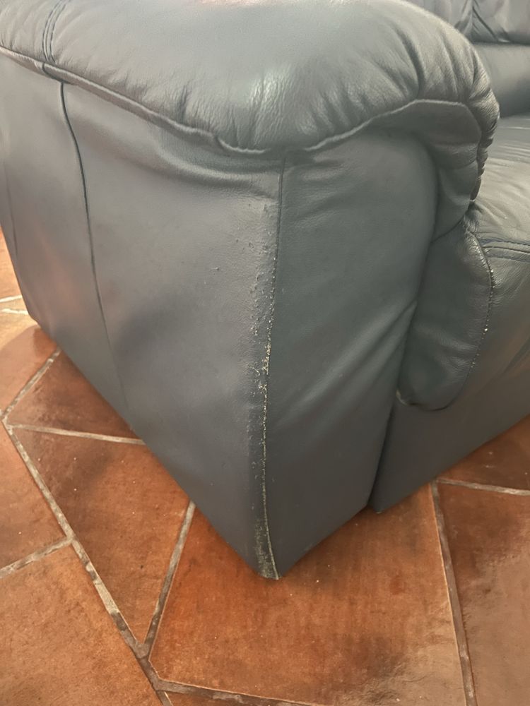 Sofás em pele, conjunto ou separado