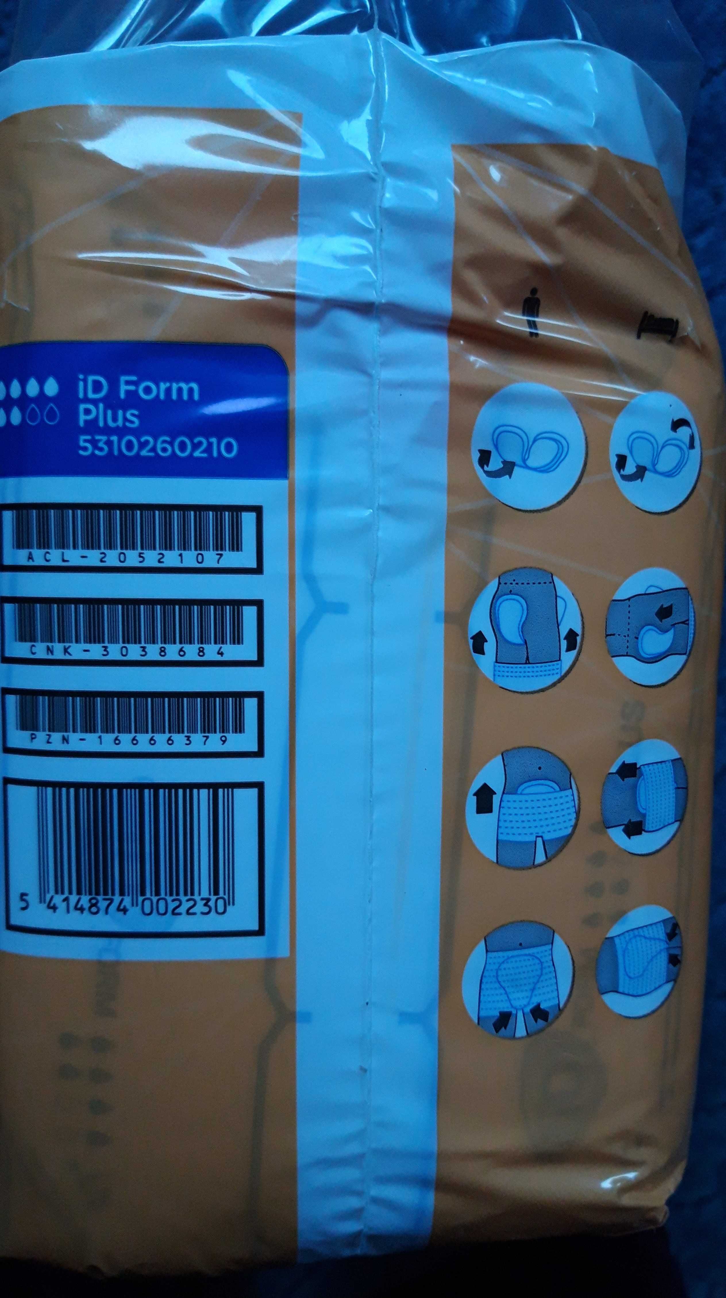 Pieluchy anatomiczne iD Form PLUS 21 szt