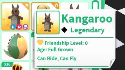 Adopt Me - FR Kangaroo full grown