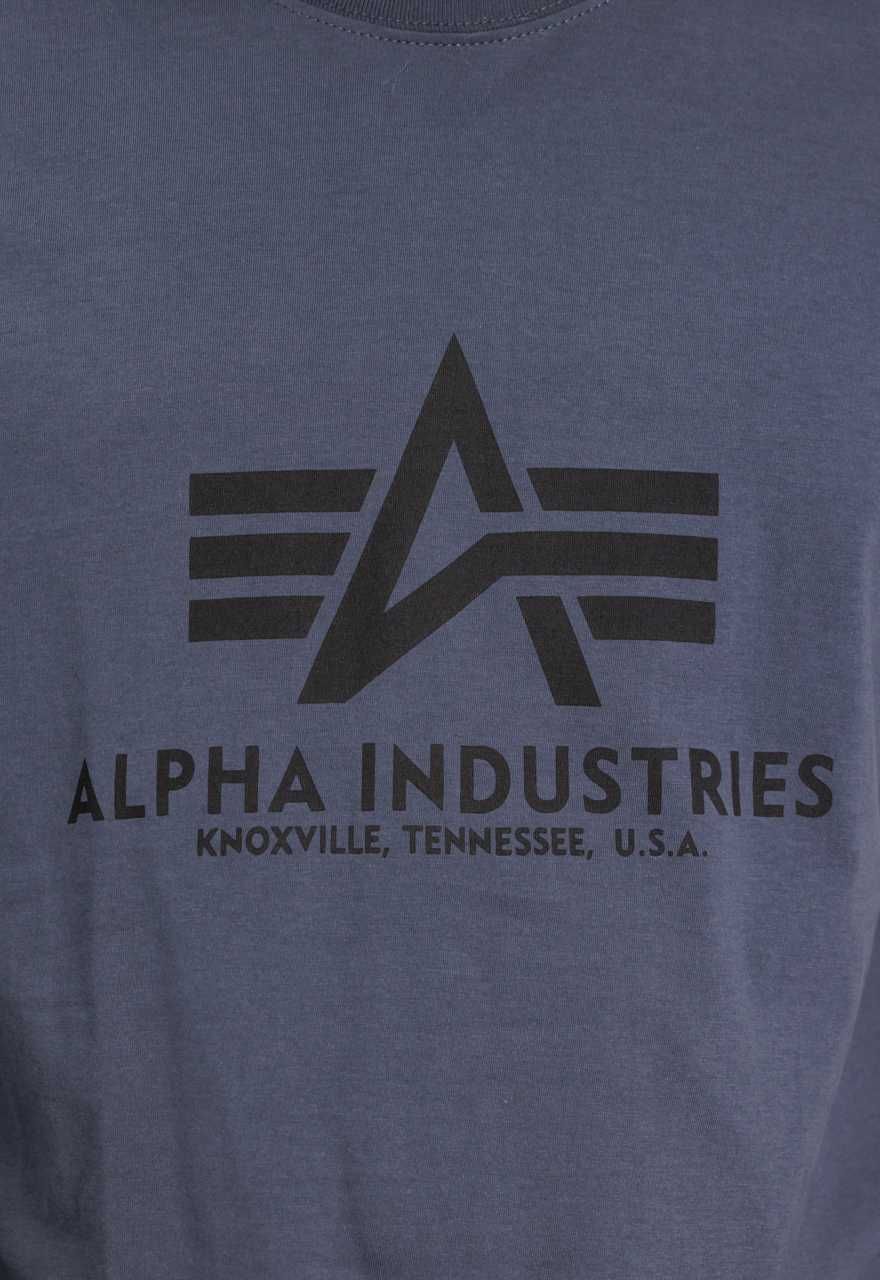 Alpha Industries T-SHIRT BASIC 100501 GREYBLACK/BLACK 412