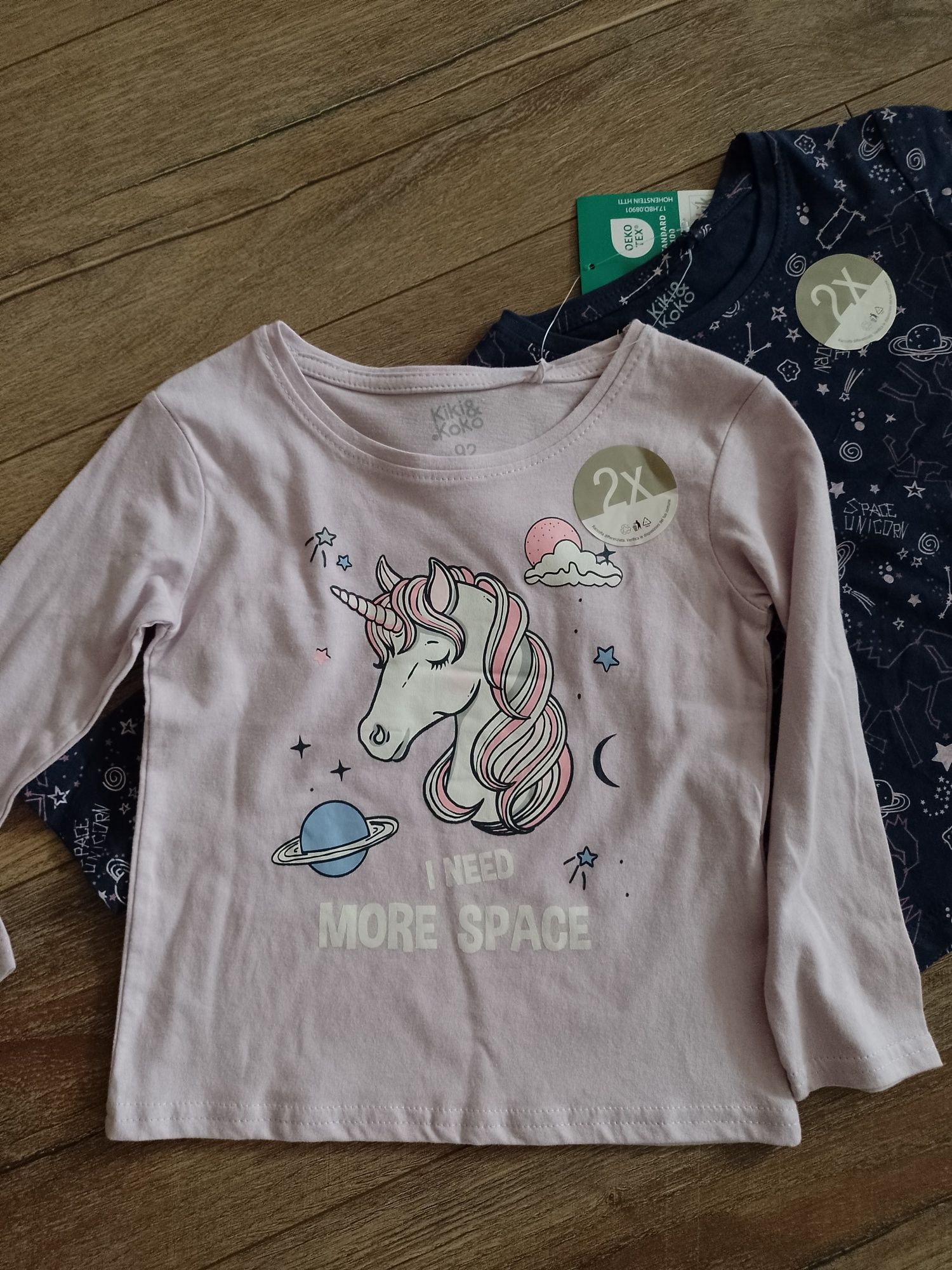 T-shirty bawełniane dwupak rozm 92.Nowe.