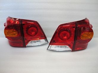 Задние фонари фары стопы Toyota Land Cruiser 200 LC200 рестайлинг 2012