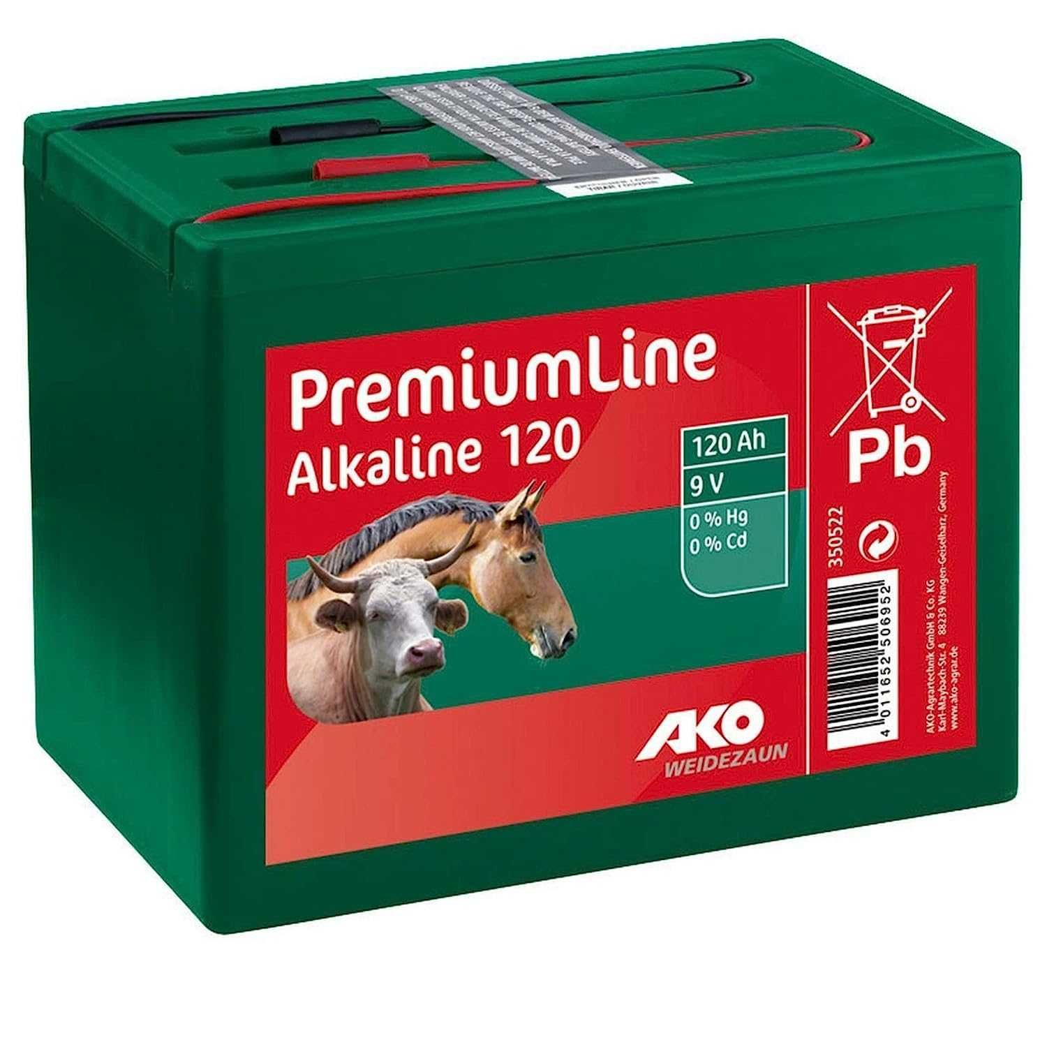 Pilhas alcalinas 9v 120Ah