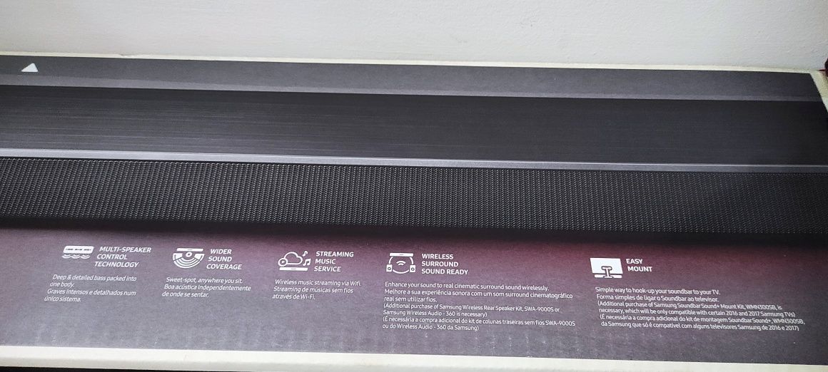 Soundbar Samsung MS-550 jak nowy, z Wi-Fi, USB, BT, HDMI, Optical,