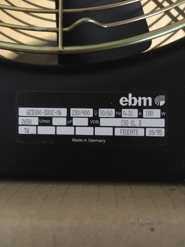 EBM W2D300-DD02-06 wentylator kanałowy nowy !