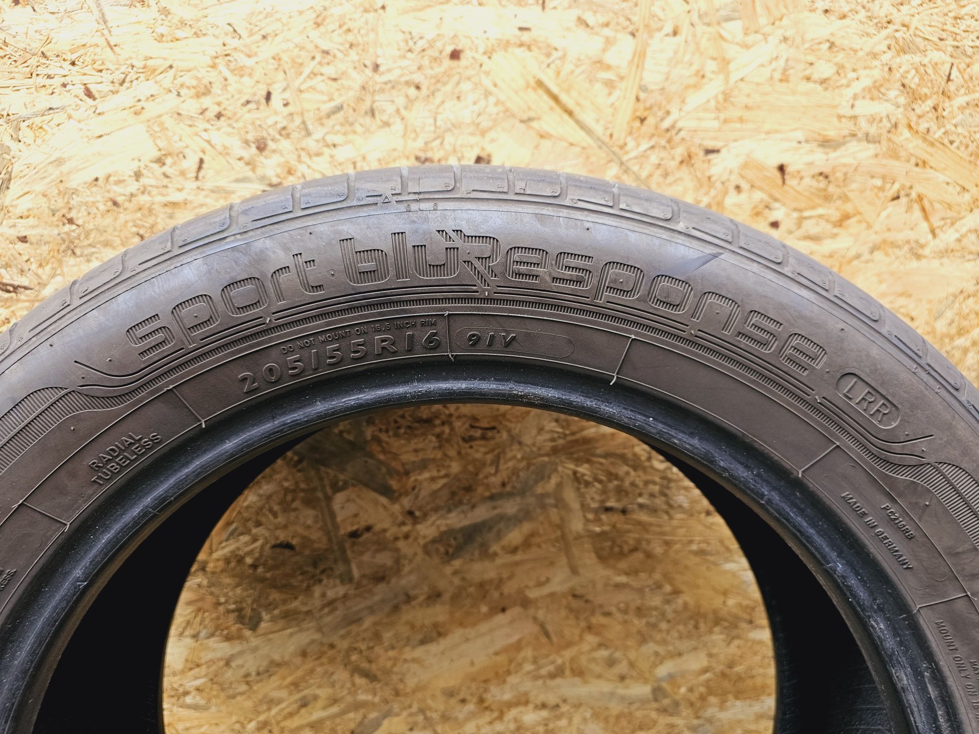 BDB Stan.  5mm. 205/55 r16 Dunlop Sport Bluresponse 17/18