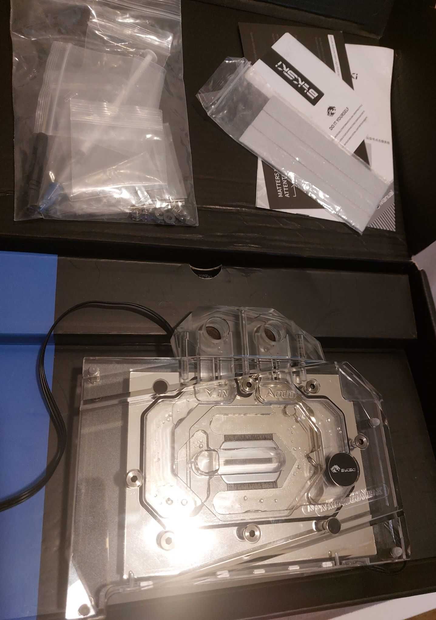 Blok wodny GPU Bykski MS4060VES-X ARGB 5V 3 pin
