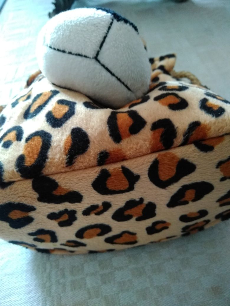 Torebka dla dziewczynki panterka z tygryskiem worek