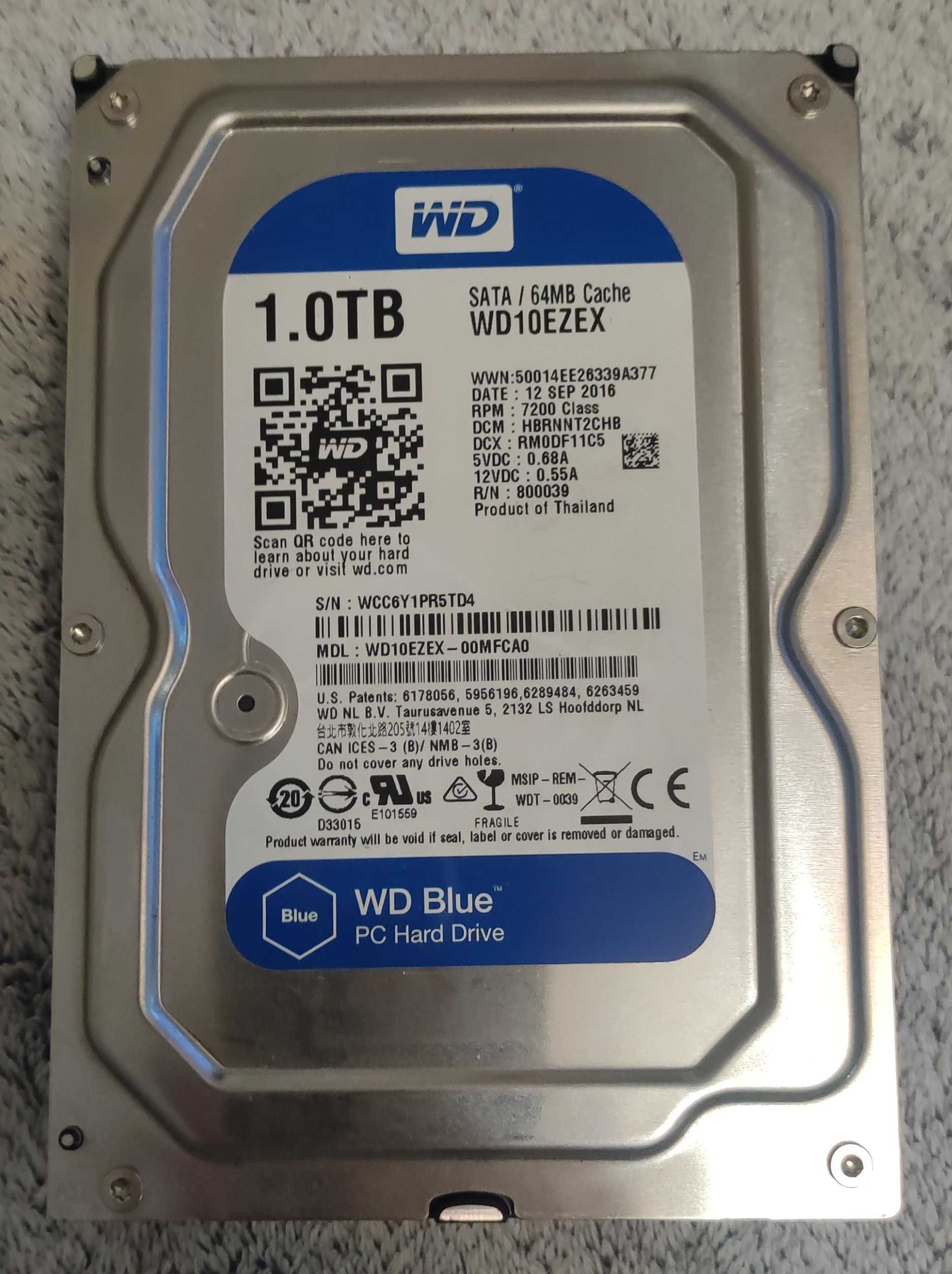 Dysk twardy 3,5 "  1 TB WD sprawny