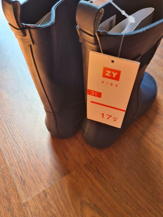 Botas galochas tamanho 31 novas Zippy