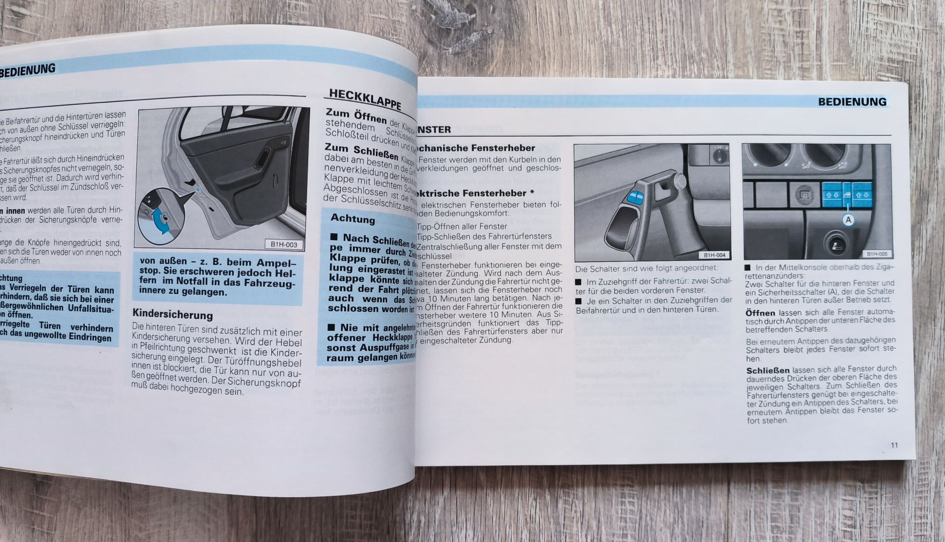 Instrukcja obsługi Volkswagen Golf III fabryczna z 1991 roku