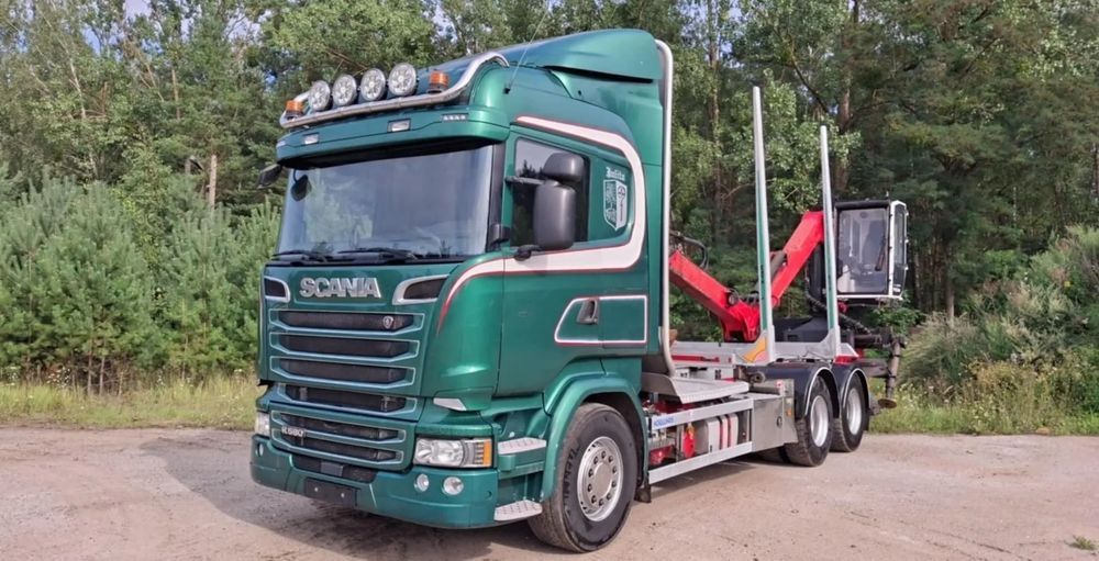 Scania R580  Scania R580 rok 2017r do drewna lasu 6x4